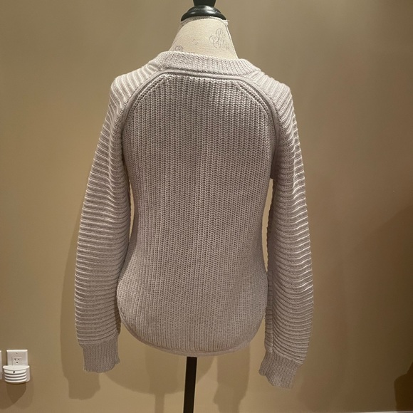 ARITZIA WILFRED ITALIAN WOOL SWEATER IN TAUPE Sz S - Picture 3 of 6